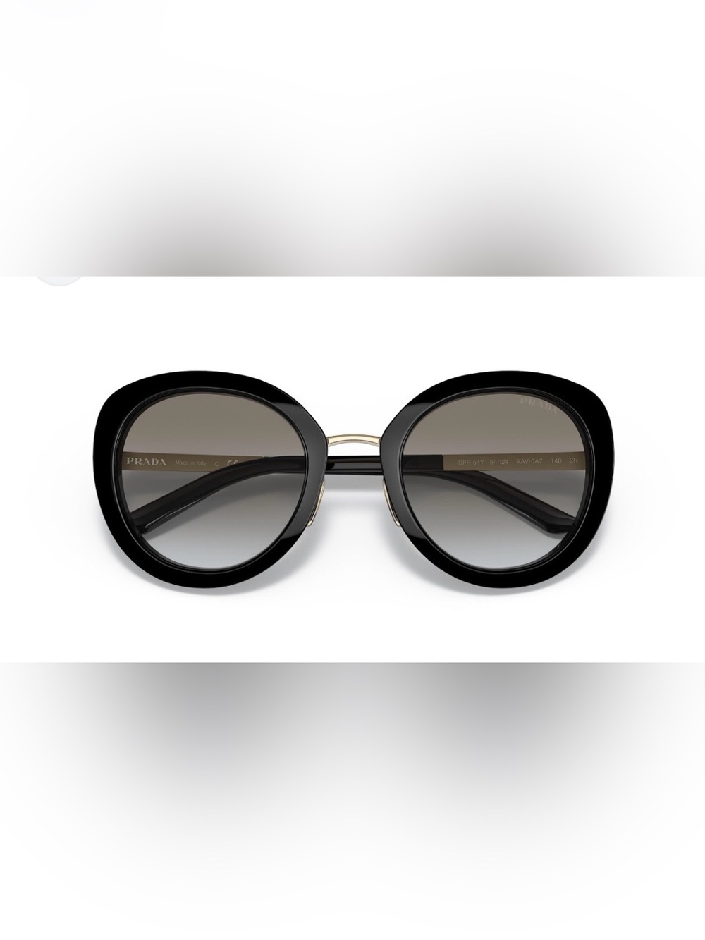 Prada Black Leather Sunglasses Case - Men's Eyewear Accessory